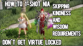 Lost Ark - Nia Rapport 1-shot- Virtue BYPASS KINDNESS & WISDOM REQ. -DONT GET STUCK TARGET 3000-3299