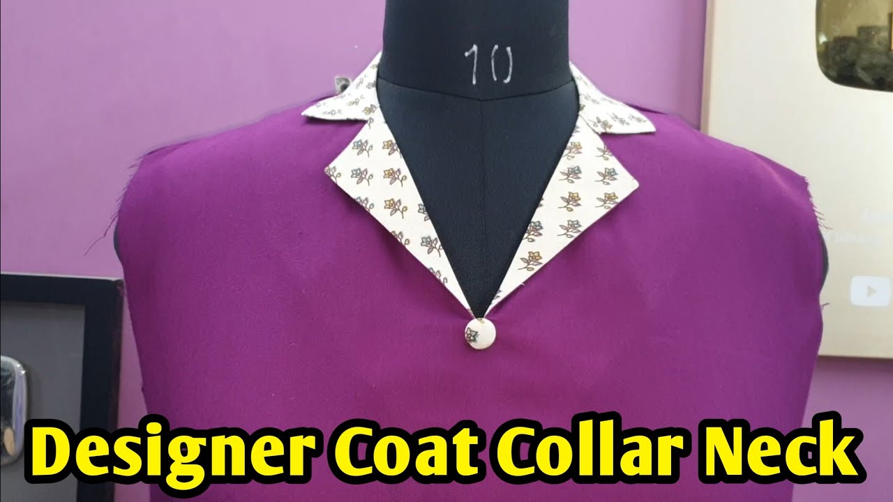 Designer Coat Collar Neck Cutting and Stitching Designer Collar Neck Zara Boutique YouTube