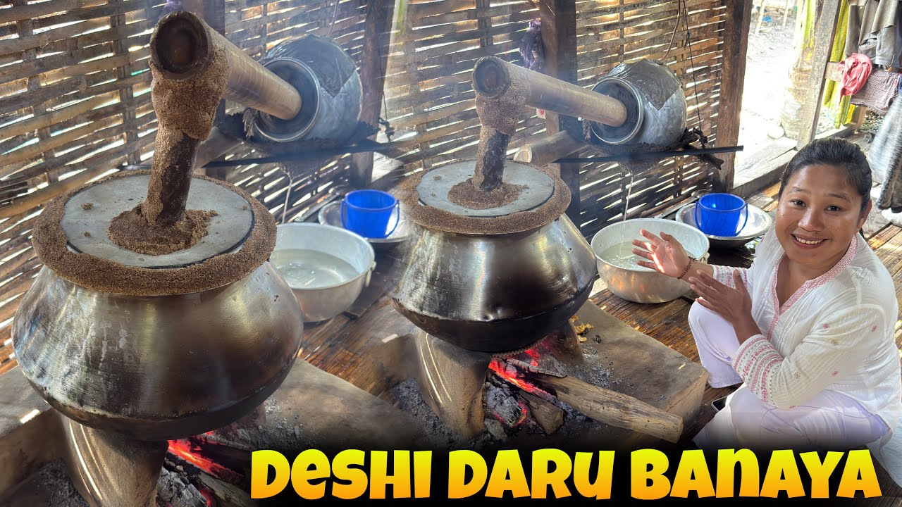 Making local Rice Beer | Local and Traditional Daru banaya 