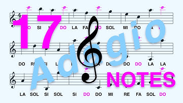 How to Read Do in 1 Min (Treble Clef, 17 notes) - Do Re... Si (Fixed Do), Adagio (Slow)