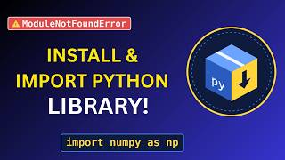 Full How to Install and import Python Libraries Using PIP | Beginners Tutorial| Lec 34| AI Course Guide