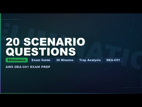 Practice Exam Walkthrough: 20 Scenario Questions | AWS Certified Data Engineer Associate