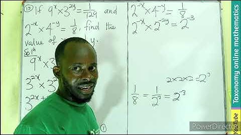 How to solve an exponential equation resulting into simultaneous equations | Step-by-Step Tutorials