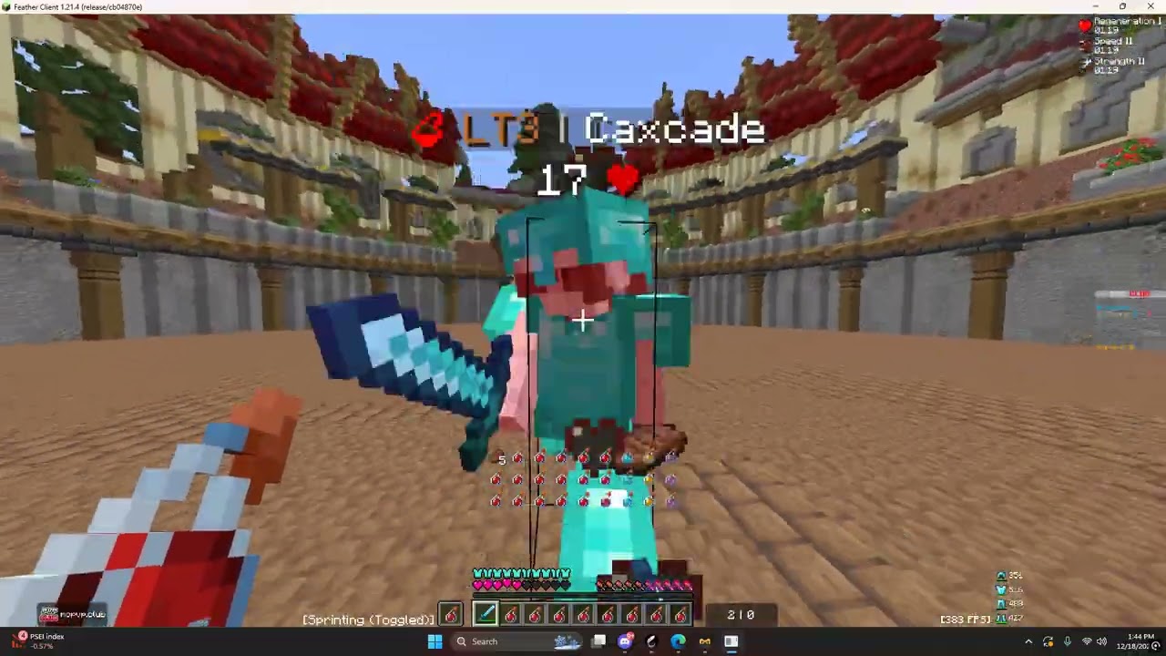 I Passed LT3 DPOT Eval! (5-1) vs Caxcade | MCTiers Tier Test Full Raw Clip