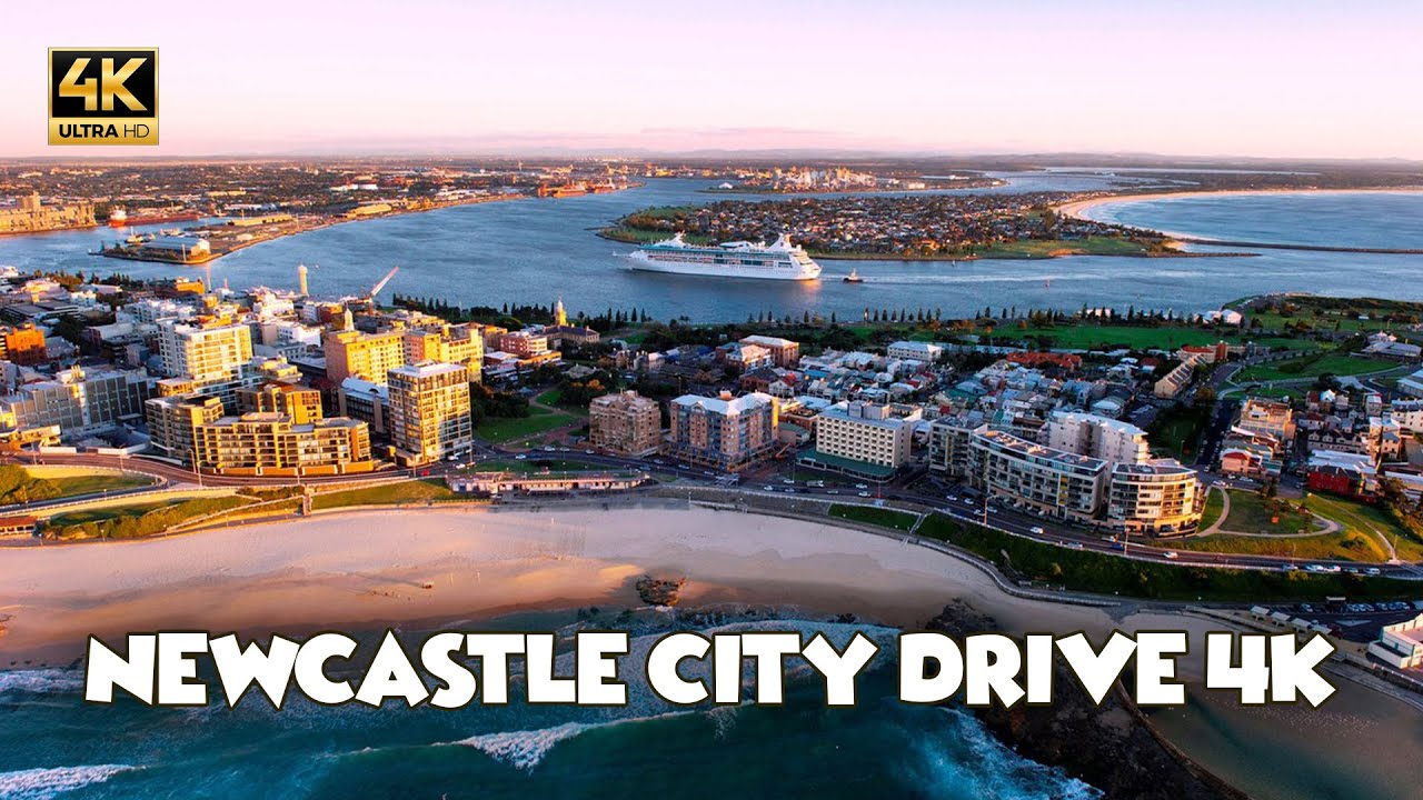 Newcastle City Drive 4k ll Driving Around Newcastle Suburbs
