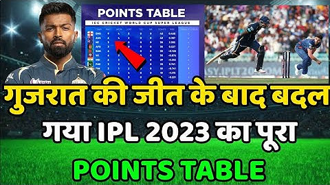 IPL 2023 GT vs LSG Latest Points Table | Gujarat vs Lucknow After Match Points Table | GT vs LSG