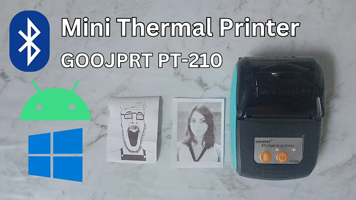 Mini Thermal Bluetooth Printer (GOOJPRT PT-210)