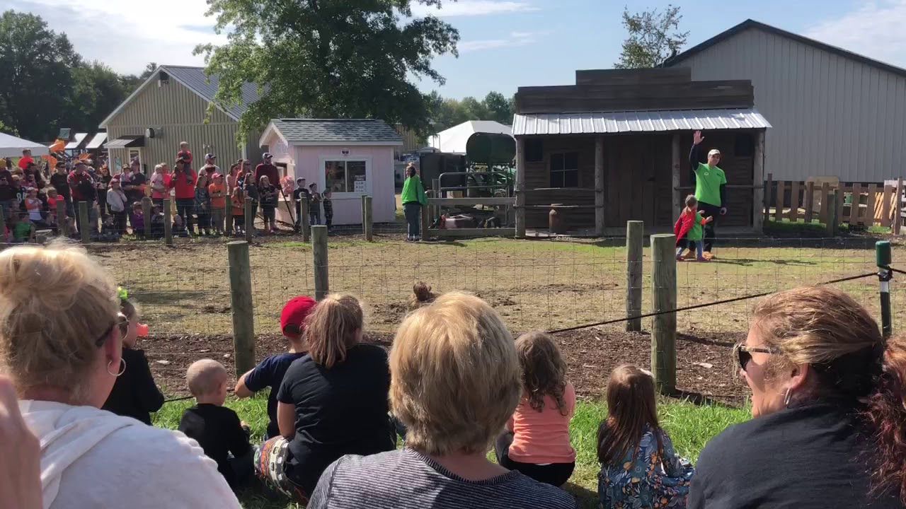 Iron Mills Farmstead 2018 Pig Race 1 YouTube