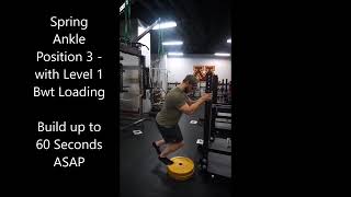 Spring Ankle Position 3 From the Triphasic Speed Training Manual for Elite Performance