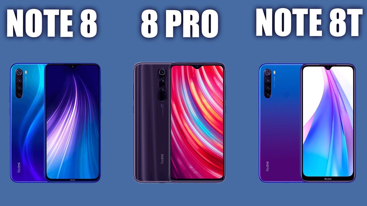 Xiaomi Redmi Note 8t Vs Xiaomi Redmi Note 8 Pro Xiaomi Redmi Note 8 vs Note 8T vs Note 8 Pro. Все отличия! - YouTube