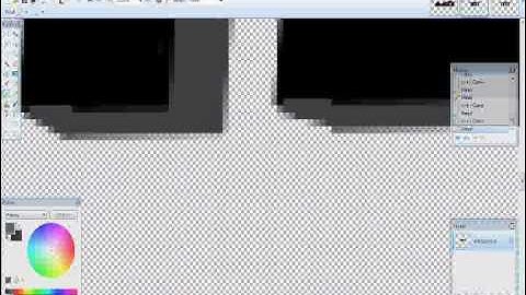 paint.net how to make 3d words tutorial/speed art