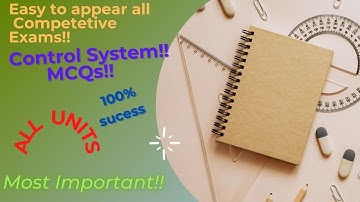 Control System MCQs!! All units!! important !! in English !!TANGEDCO,TNPSC,GATE,IES