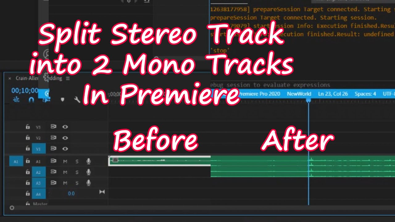 How to Script Splitting a Stereo Event into Two Mono Events in Premiere ...