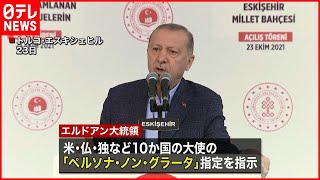 【トルコ】１０か国の大使を国外退去に　大統領が警告