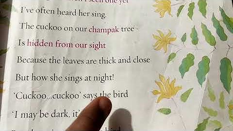 Have you seen the cuckoo bird?by swapna dutta