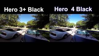 GoPro Hero 3+ Black VS Hero 4 Black 1080 60fps superview