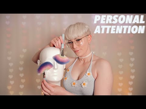 [ASMR] For A Good Night Sleep | Face & Ear Massage, Positive Affirmations (JP/ENG) with bgm