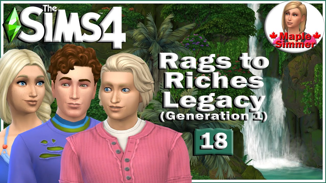 Conservationist Branches! Pt 18: Gen 1 of Maple's Rags to Riches Legacy (Sims 4)
