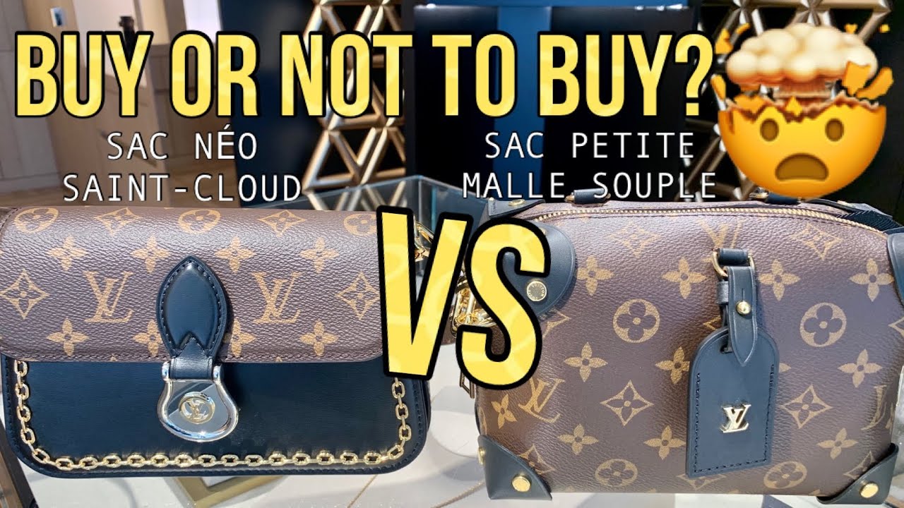 A Glimpse: Louis Vuitton SAC PETITE MALLE SOUPLE vs SAC NÉO SAINT-CLOUD 