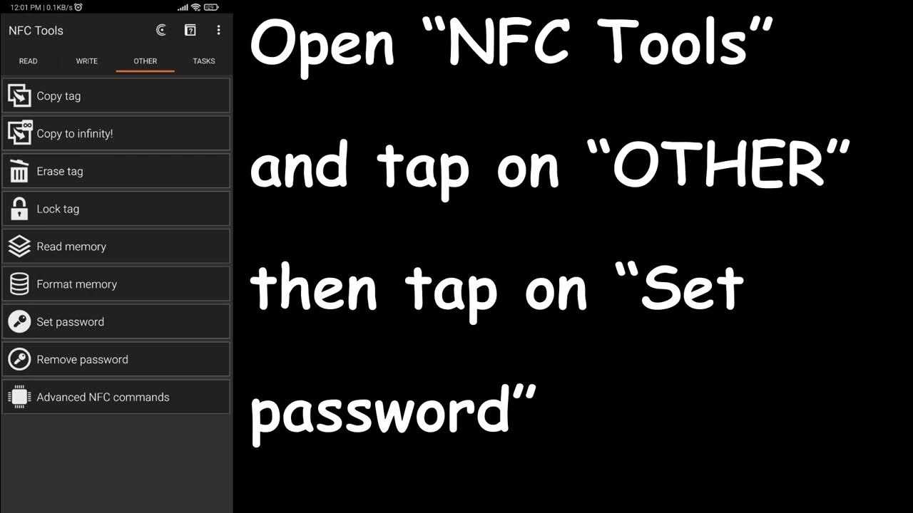 How To Set Up A Password For Your NFC Card YouTube how-to-set-up-a-password-for-your-nfc-card-youtube
