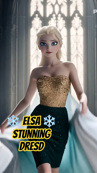 Elsa's new dress is Exquisite! Frozen Elsa Video #elsa #disney #disneyprincess #frozen3 #rumi