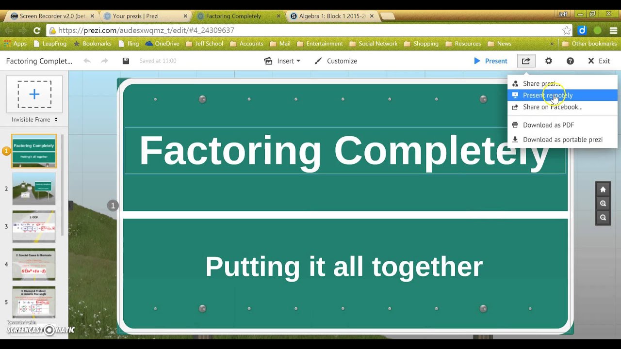 Submit Assignment from Prezi