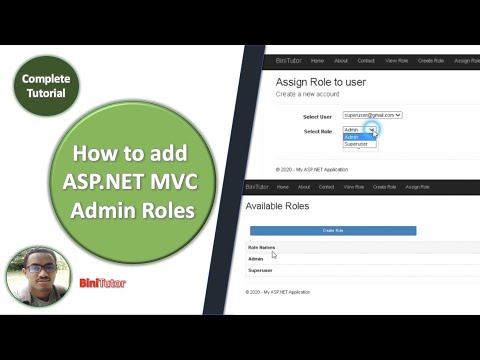 How to add ASP.NET MVC Admin Roles | BiniTutor