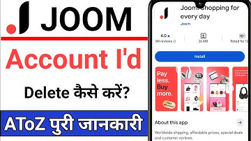 How to delete account in joom shopping app || How to delete account in joom shopping App