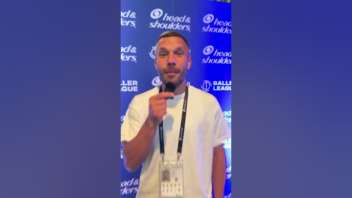 Lukas Podolski – Kopf hoch. Kein Platz für Schuppen.
