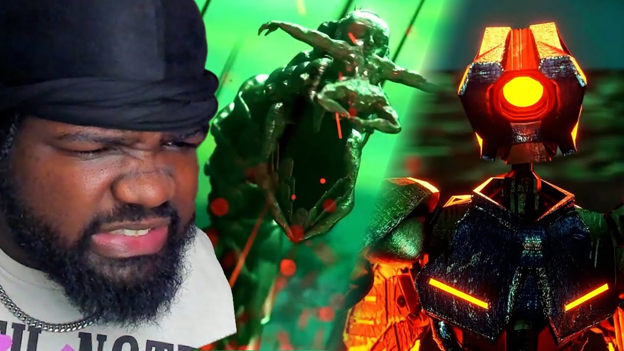 V1 went fishing! LEVIATHAN Fight | ULTRAKILL Animation REACTION