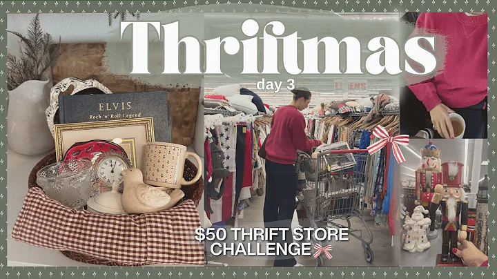 🎄 Thriftmas Day 3 | $50 Thrift Challenge for Secondhand Gifts