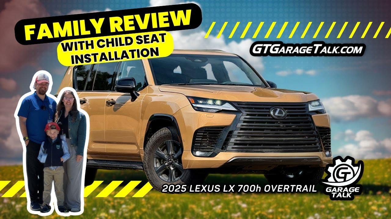2025 Lexus LX 700h Overtrail // Family Review with Child Seat Installation