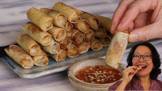 Mini nems crevette - poulet en feuille de brick, facile, rapide à préparer à l'avance pour les fêtes