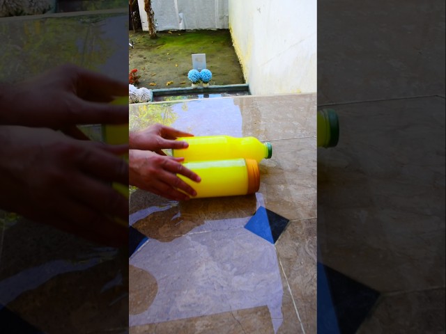 Yellow glass bottles!