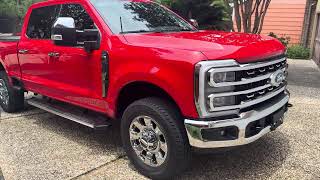2026 Ford F250 Lariat Race Red 7.3L Godzilla FX4 - Ready for Towing. #f250superduty #ford