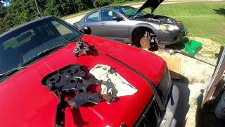 sebring 2.4 timing belt/waterpump part 2