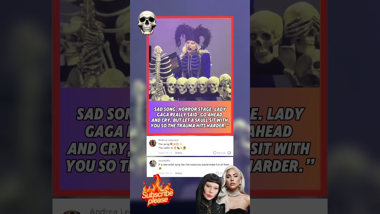 LADY GAGA REALLY SAID GO AHEAD AND CRY 