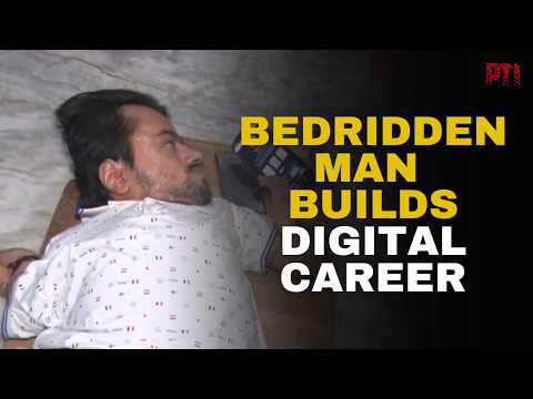 PTI — Confined to bed since birth, Adilabad man builds career in digital marketing