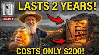 The Amish Root Cellar Keeps Food Fresh For 2 Years Without a Refrigerator - And Costs $200 To Build!
