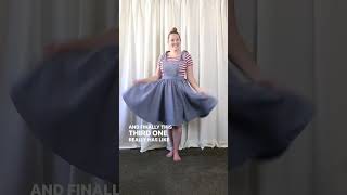 The split-side pinafore, 3 ways!