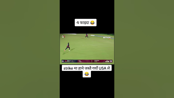 WOW 4 😀Nepal vs USA  #cricket #nepal #usa #funny #shorts