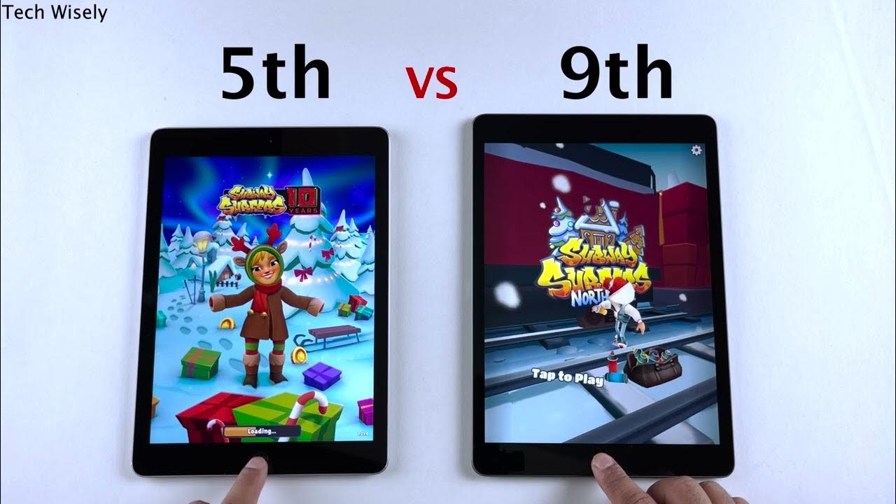 Apple iPad Gen vs iPad 9th - TEST -