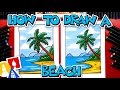 How To Draw A Beach Landscape