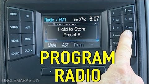 How to set radio station presets F150 Ford 2004 to 2015 (EP 135)