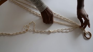 DIY Macrame Plant Hanger - Step by Step video Guide