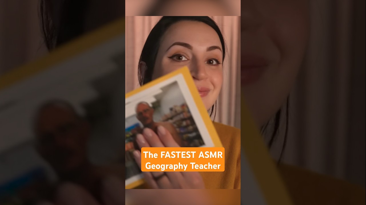The FASTEST Geography Teacher ASMR  #asmr