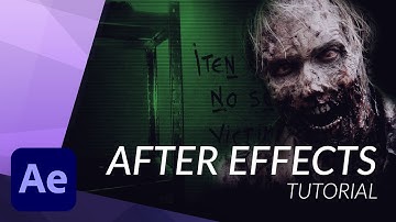 Zombie/Horror Color Grading in After Effects - TUTORIAL