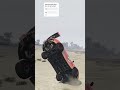 CRAZY car Cart-wheel #gtaonline #gtaclips #shorts