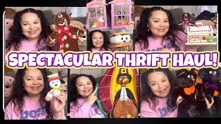 SPECTACULAR JACKPOT THRIFT HAUL! So many Cute items! 🎃🎄👻🎅🏻🦃 by Vlog with Cindy 976 views 13 days ago 34 minutes