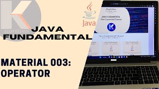 JAVA DEVELOPER #3 – Operator
